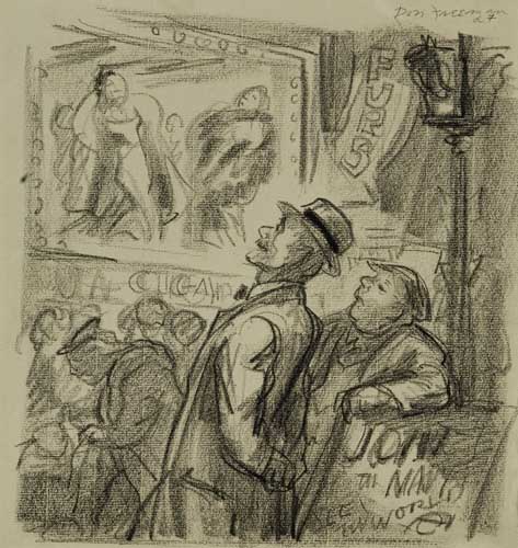 Appraisal: DON FREEMAN Join the Navy See the World Pencil on