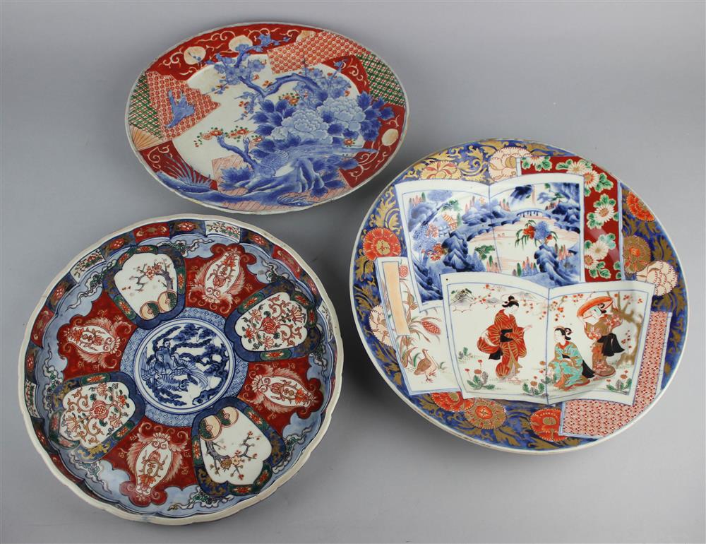 Appraisal: GROUP OF IMARI PORCELAINS TH CENTURY AND LATER including a