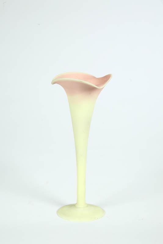 Appraisal: ART GLASS VASE Attributed to Mt Washington Lily form Burmese