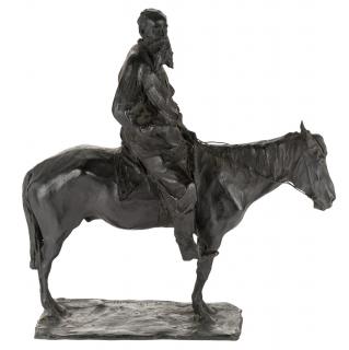 Appraisal: PRINCE PAUL TROUBETZKOY RUSSIAN - Tolstoy on Horseback bronze with