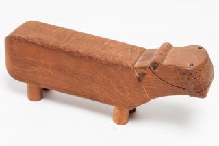 Appraisal: Kay Bojesen Danish Modern Hippo Teak Vintage Toy Danish Mid-Century