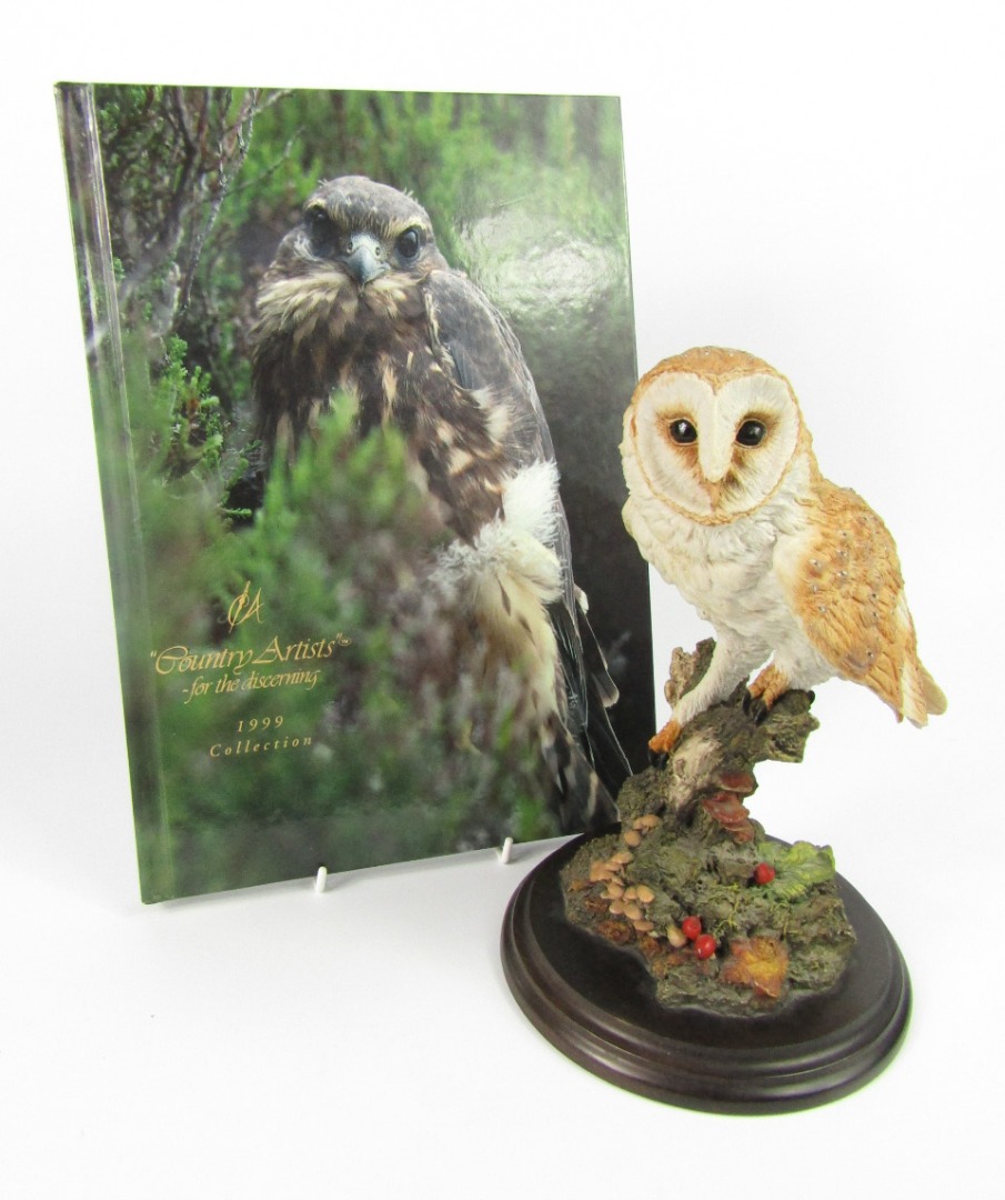 Appraisal: A Country Artists figure of a barn owl designed by