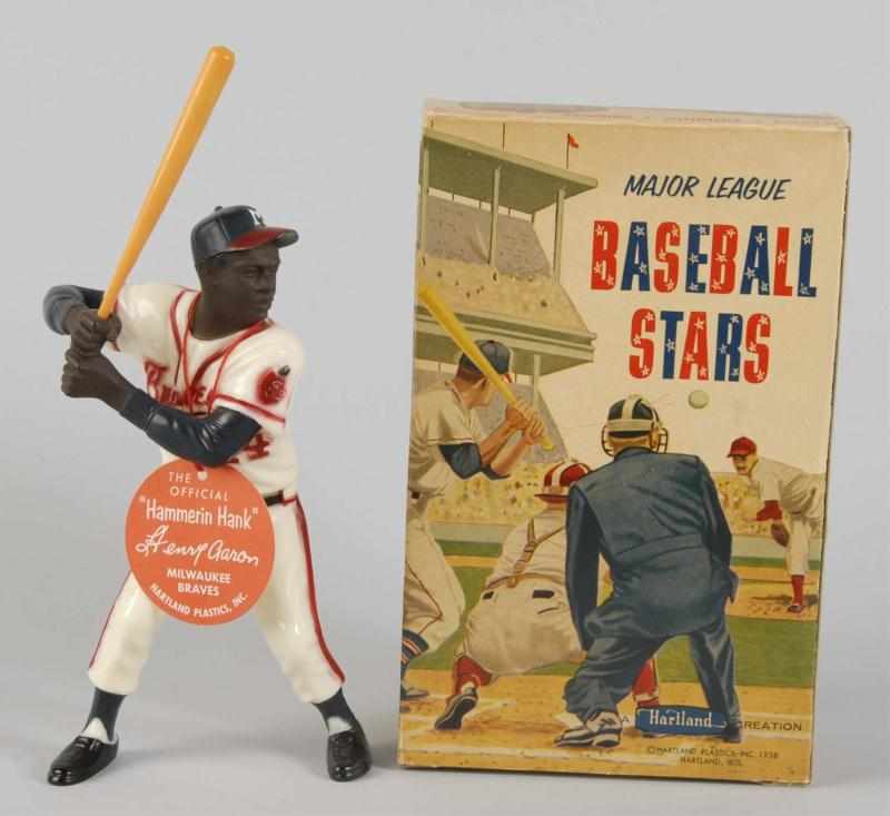 Appraisal: Plastic Hartland Henry Aaron Baseball Figure Description Figure is white