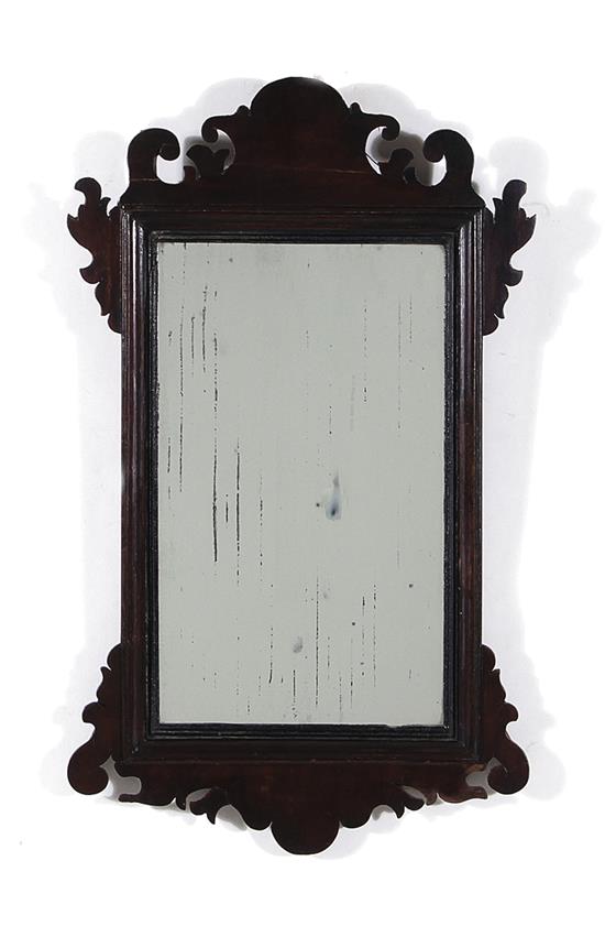 Appraisal: George III mahogany mirror circa H W Provenance Berline Harrison