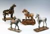 Appraisal: PULL TOYS - Lot of four th C wooden horse