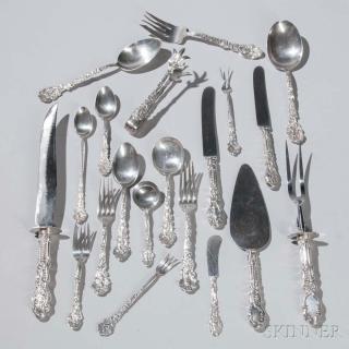 Appraisal: Gorham Versailles Pattern Sterling Silver Flatware Service Gorham Versailles Pattern