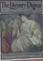 Appraisal: Literary Digest Cover Art by Alphonse Mucha ca Color lithographed