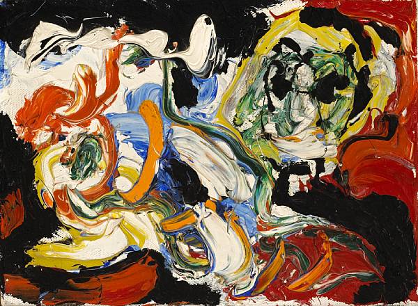 Appraisal: n a Karel Appel Dutch - Untitled signed and dated