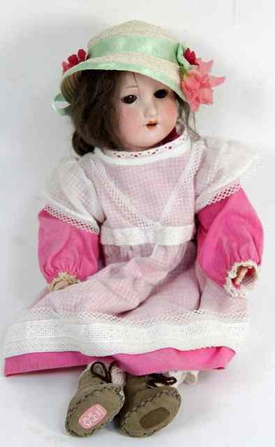 Appraisal: An Armand Marseille bisque headed doll A M cm high