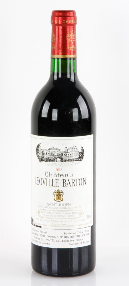 Appraisal: - Bottle of Chateau Leoville Barton One bottle of Chateau