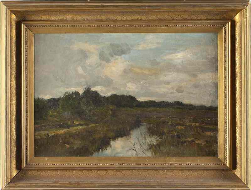 Appraisal: Danish School Landscape circa oil on canvas signed at lower