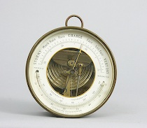 Appraisal: Clipper Ship Barometer circa late th early th Century Original