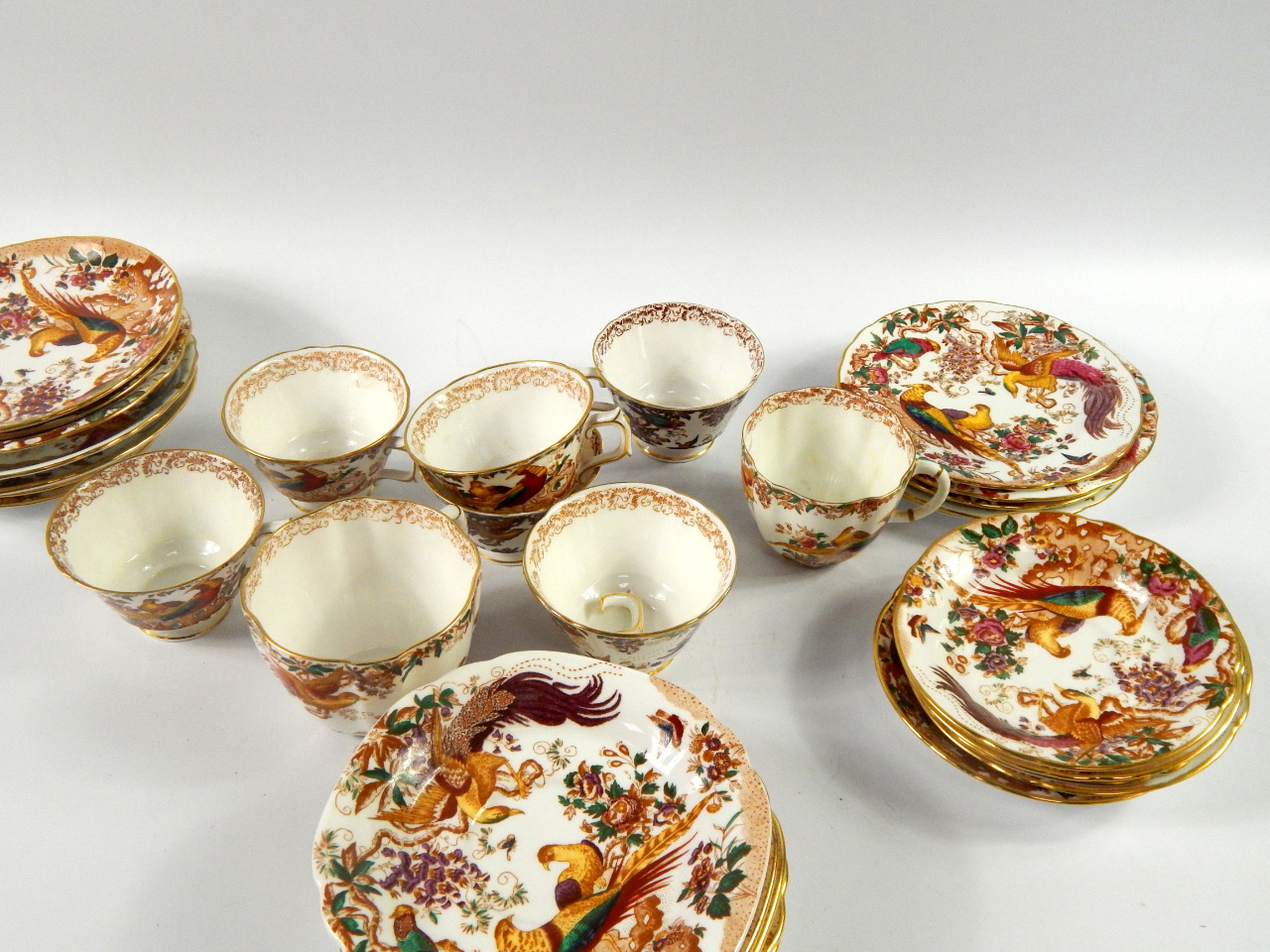 Appraisal: A group of Royal Crown Derby decorated in the Olde