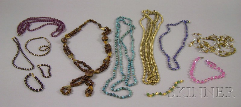 Appraisal: Group of Costume Jewelry comprised mainly of strands of beads