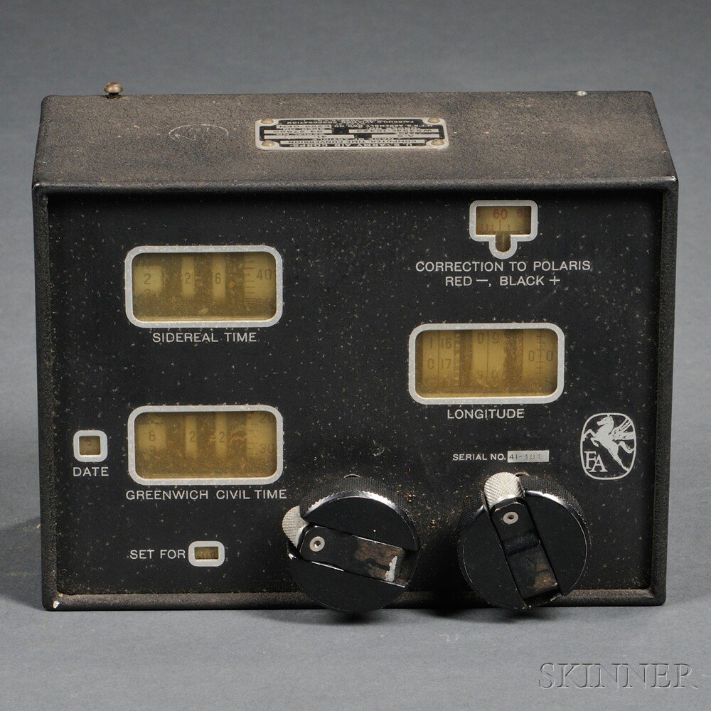 Appraisal: U S Army Air Corps Computer Time Conversion Instrument Fairchild