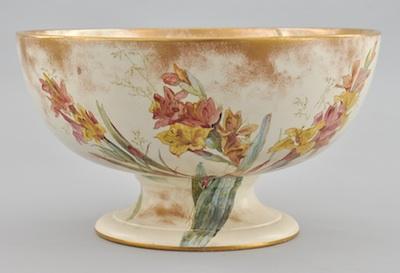 Appraisal: A Doulton Burslem Punch Bowl The large pedestal bowl is