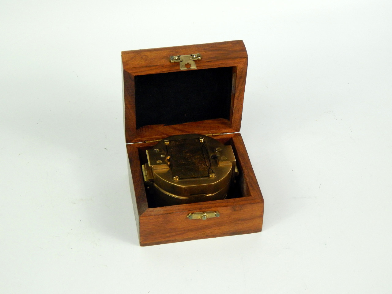 Appraisal: A Stanley compass with Natural Sine chart to lid wooden