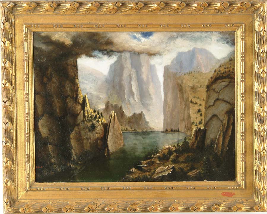 Appraisal: EDWARD MERRILL American - GORGE IN MEXICO Oil on board