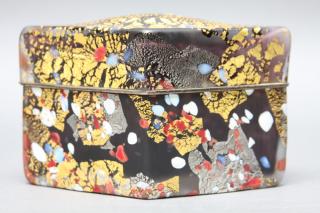 Appraisal: Kyohei Fujita Japanese - Red and White Plum Blossom Box