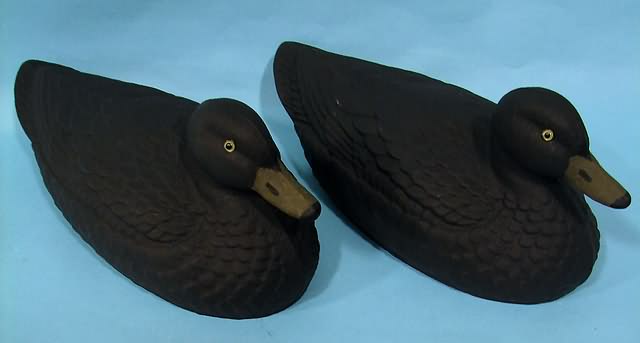 Appraisal: fiber Black Duck decoys General Fiber Co St Louis MO