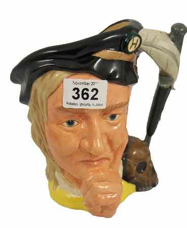 Appraisal: Royal Doulton Large Character Jug Hamlet D trial colourway