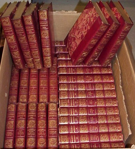 Appraisal: Dickens - Works thirty-two volumes New Library Edition Boston Houghton