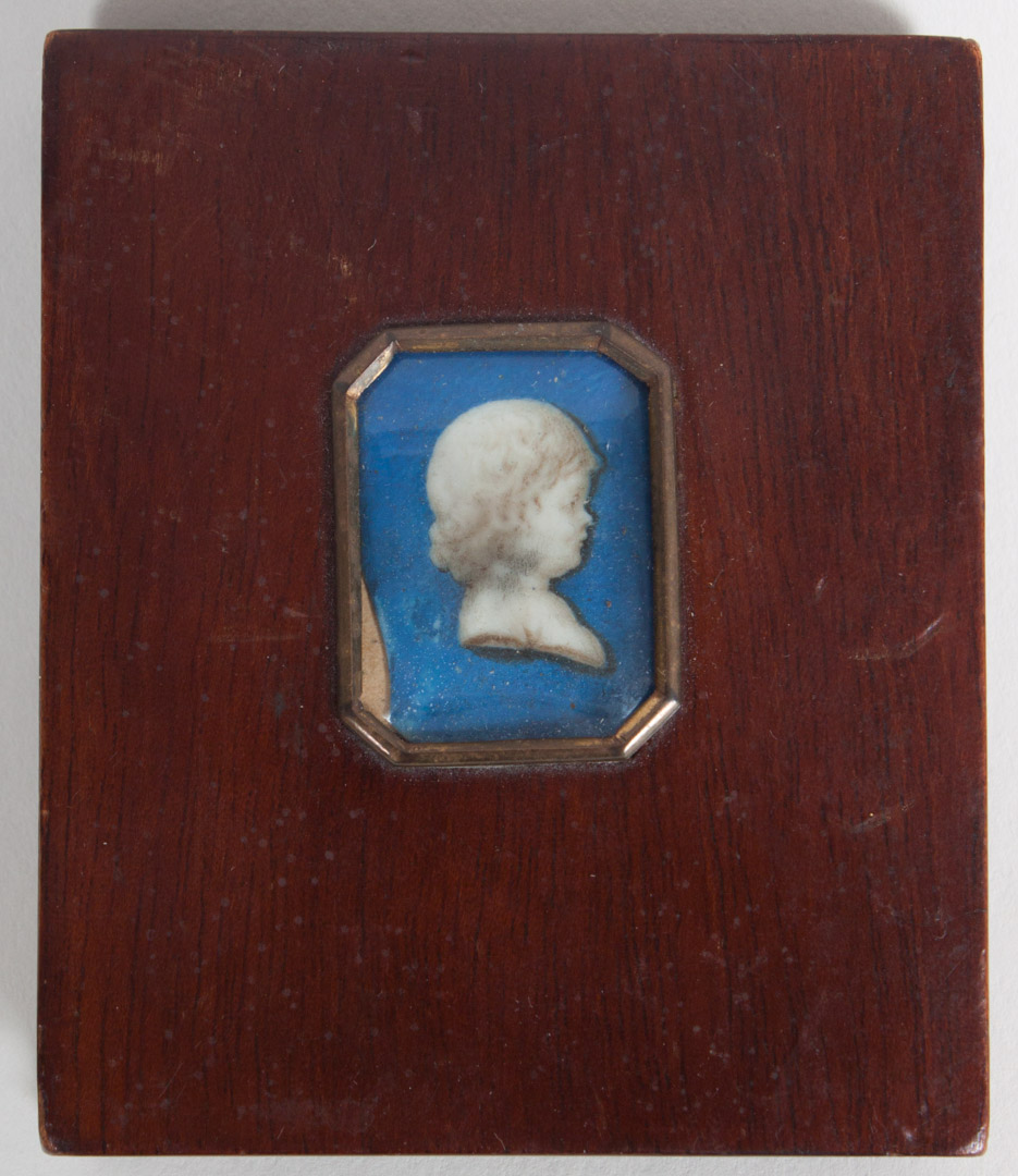 Appraisal: Classical style miniature gouache on ivory first quarter- th century