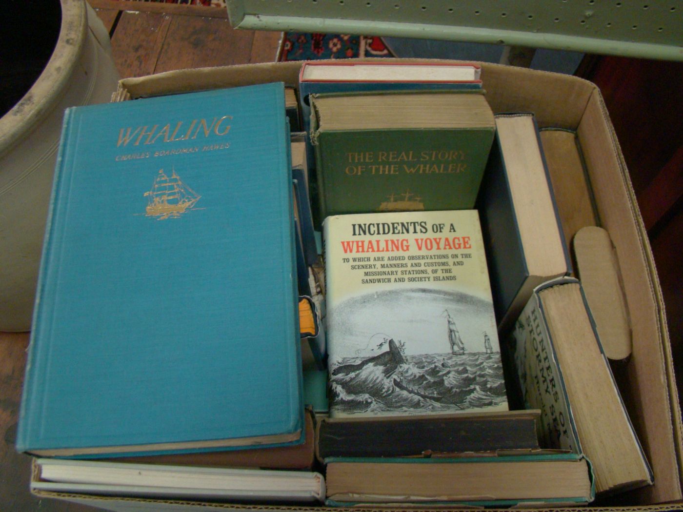 Appraisal: WHALING Twenty assorted books on whaling and other marine-related subjects