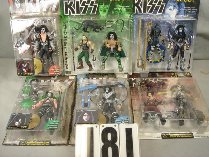 Appraisal: McFarlane Kiss Figures set of all mint on card Estimate