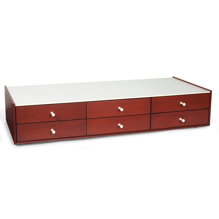 Appraisal: George Nelson jewelry chest by Herman Miller recent production six