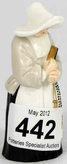 Appraisal: Royal Worcester Candle Snuffer as a Nun with Pousemark height