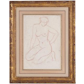 Appraisal: Aristide Maillol figure study drawing Aristide Maillol figure study drawing