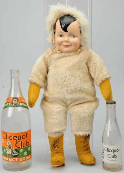 Appraisal: Lot of Clicquot Club Soda Items Includes one Eskimo advertising