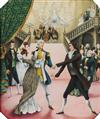 Appraisal: JAN B BALET Ah Sweet Mystery of Life Gouache on