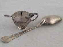 Appraisal: A mixed lot comprising a silver Scottish dessert spoon dated