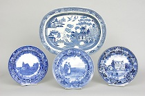 Appraisal: Three Wedgwood Historical Commemorative Plates and a Platter ca th