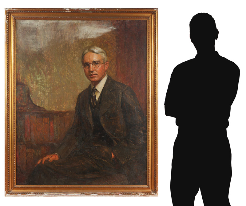 Appraisal: LENHARD Walmsley American th C Portrait of Mr John S