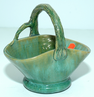 Appraisal: JOHN CAMPBELL POTTERY BASKET