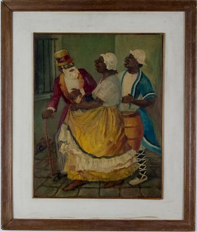 Appraisal: Ellis Wilson - American Figural Painting Ellis Wilson - America