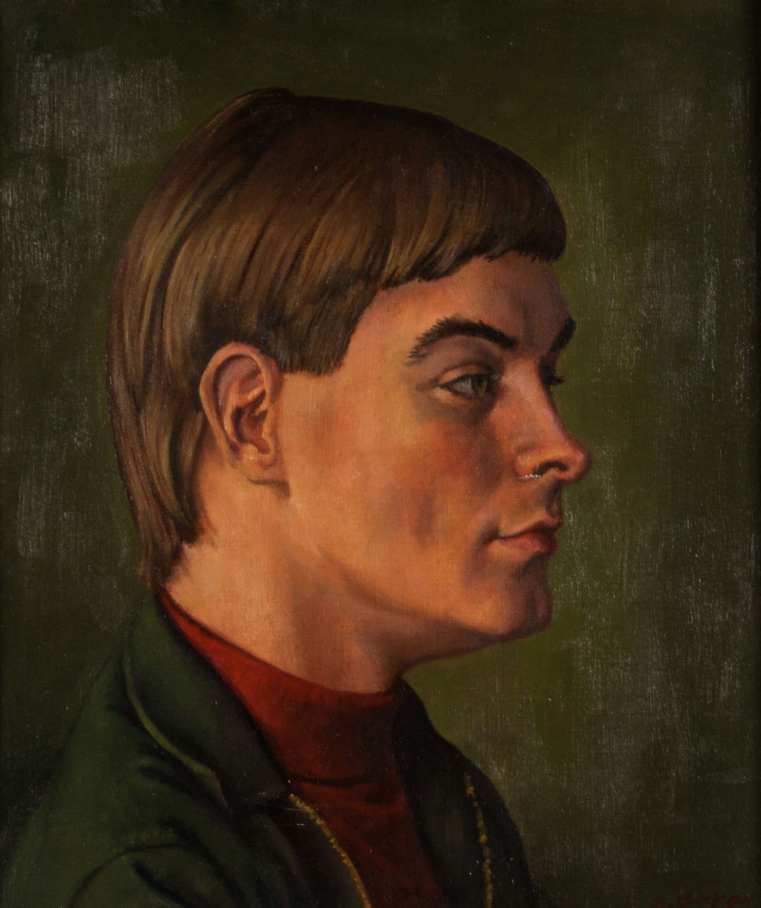 Appraisal: Stephens Berge Portrait of Lloyd oil on canvas American b