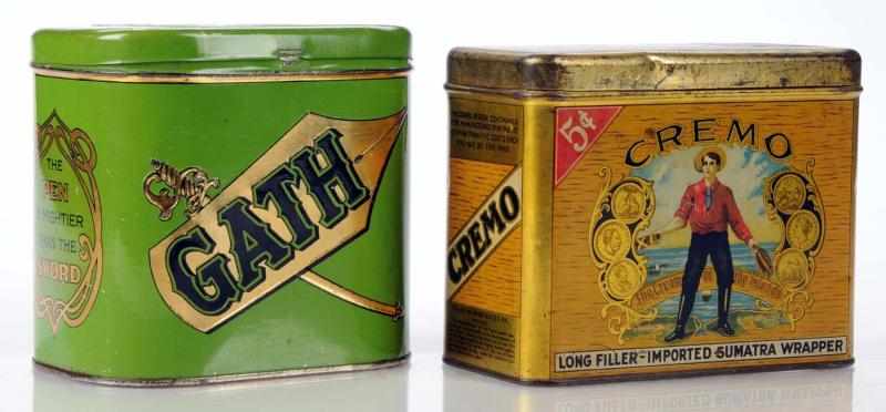 Appraisal: Lot of Round Corner Cigar Tins Description Liberty Can Co