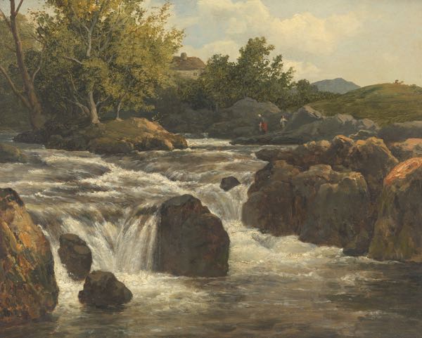 Appraisal: EDMUND GILL ENGLISH - x Cascades of Glen Afric Oil