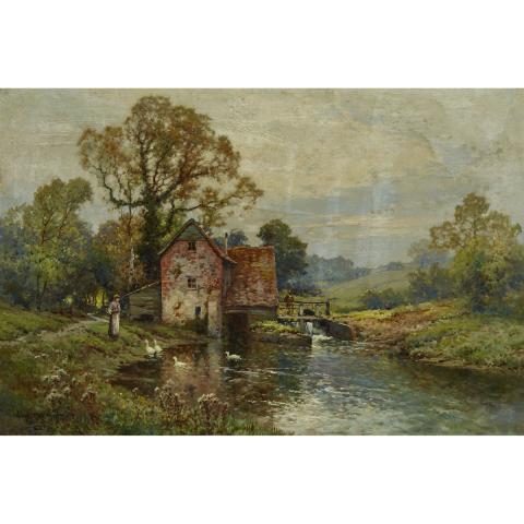 Appraisal: ALFRED FONTVILLE DE BREANSKI JNR - AN OLD HAMPSHIRE MILL