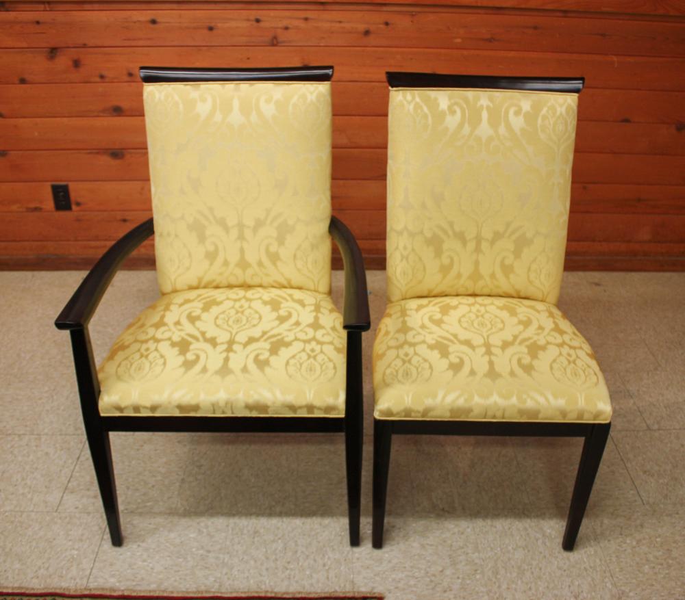 Appraisal: A SET OF EIGHT DINING CHAIRS Century Furniture Co Hickory