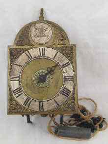 Appraisal: An unusual th c lantern clock with verge escapement and