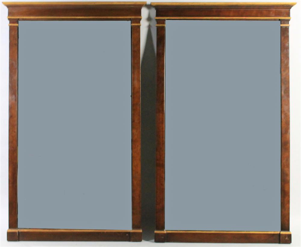 Appraisal: JOHN WIDDICOMB CLASSICAL STYLE PAIR OF MIRRORS vertical mirrors with