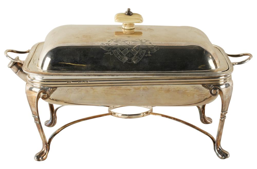 Appraisal: LATE VICTORIAN STERLING ENTREE ON STANDSpink and Son John Marshall