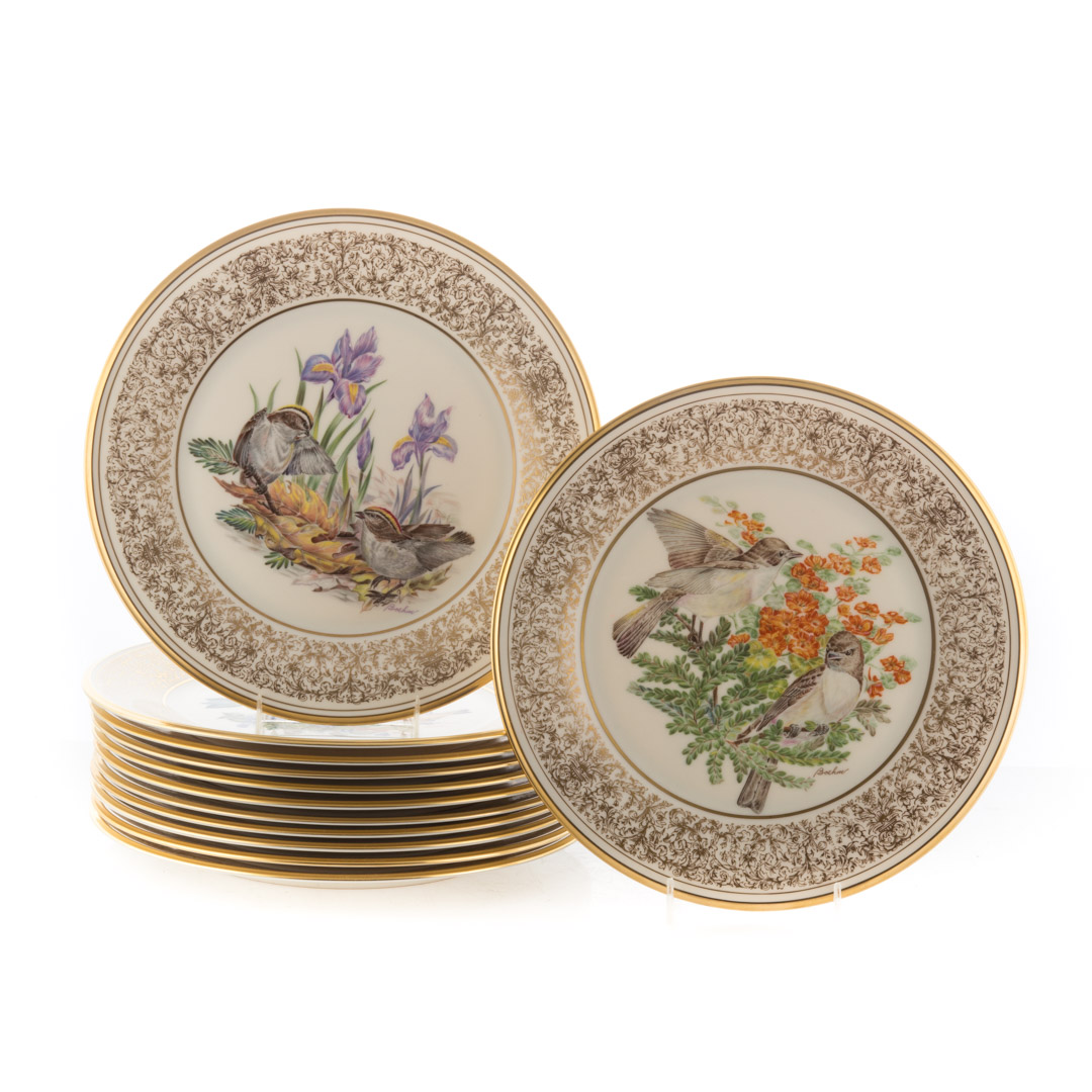 Appraisal: Lenox Boehm bird plates