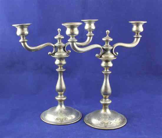 Appraisal: A pair of late th early th century Austro-Hungarian standard