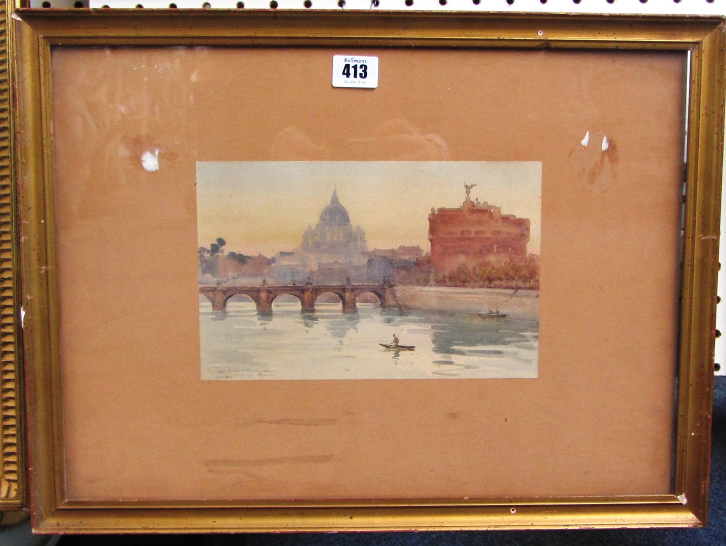 Appraisal: W Alister Macdonald early th century Rome watercolour signed inscribed